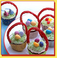 EASTER BASKET CUPCAKES